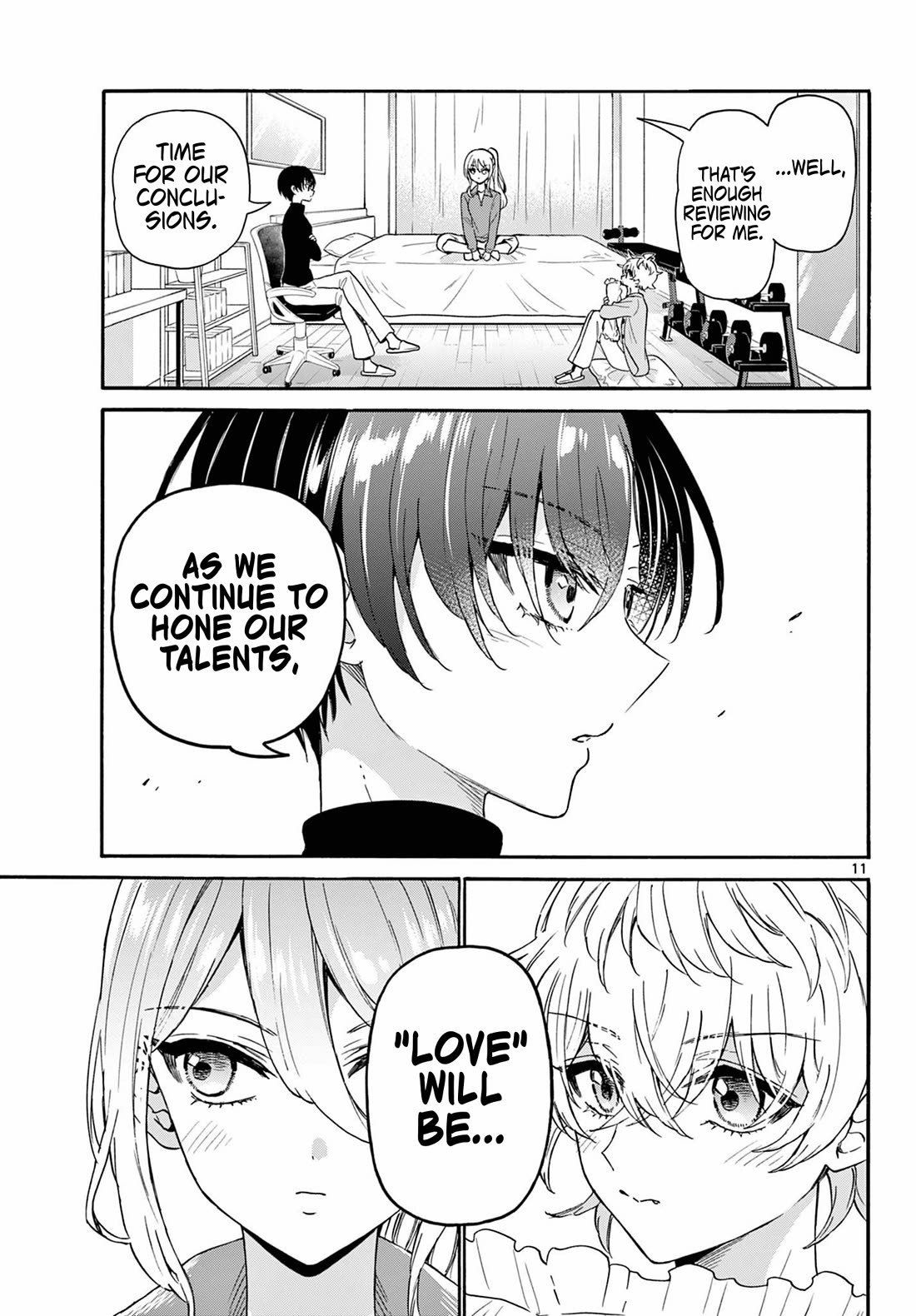 Mikadono Sanshimai wa Angai, Choroi Chapter 154 page 11 - Chapter 154: The sisters' conclusions.