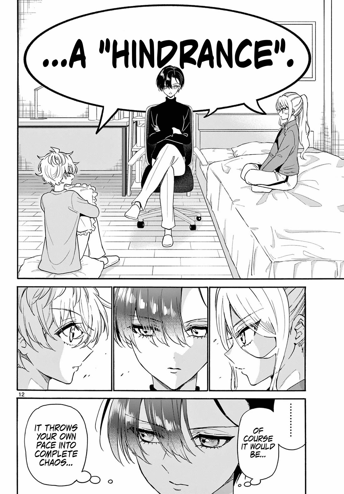 Mikadono Sanshimai wa Angai, Choroi Chapter 154 page 12 - Chapter 154: The sisters' conclusions.