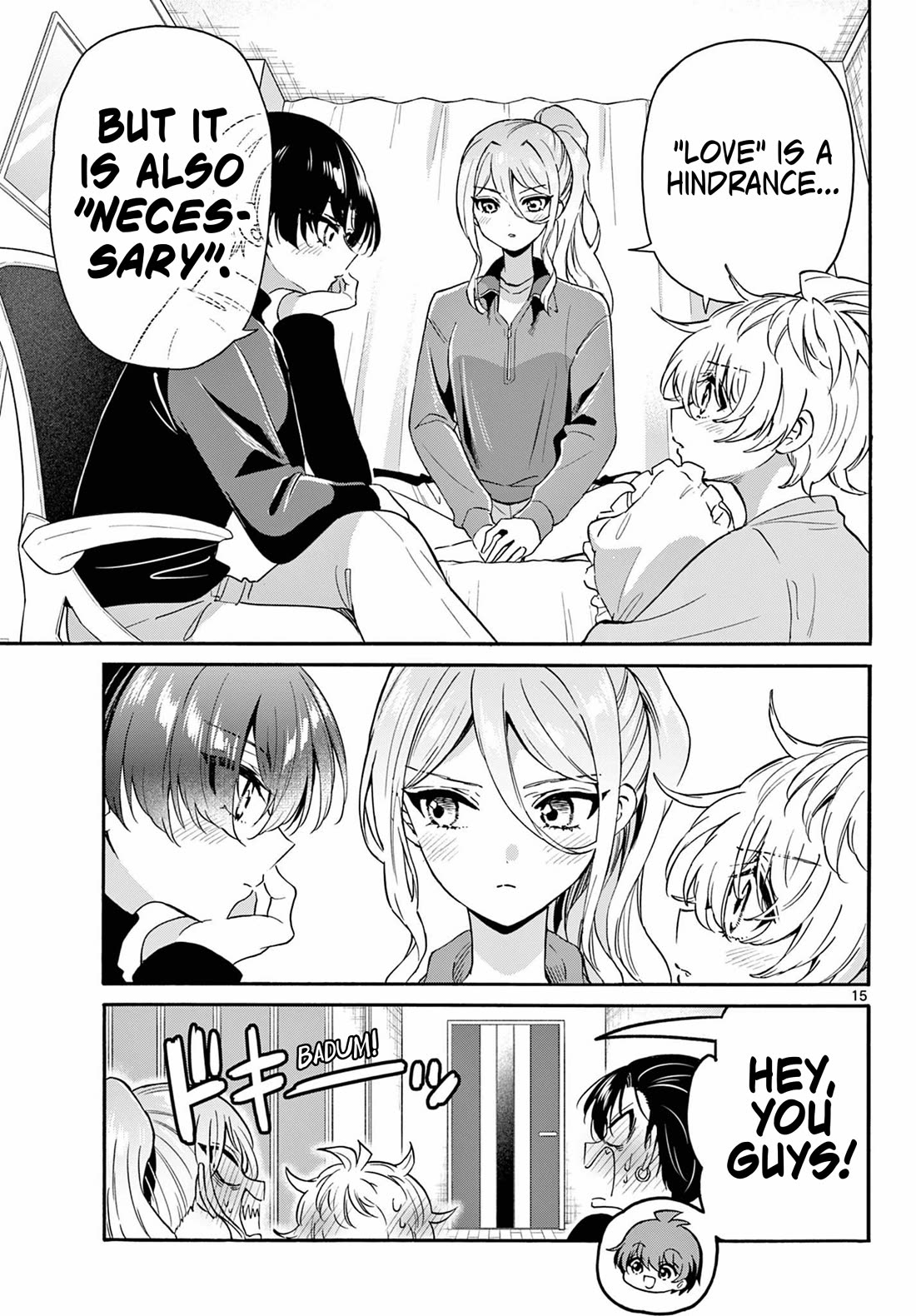 Mikadono Sanshimai wa Angai, Choroi Chapter 154 page 15 - Chapter 154: The sisters' conclusions.