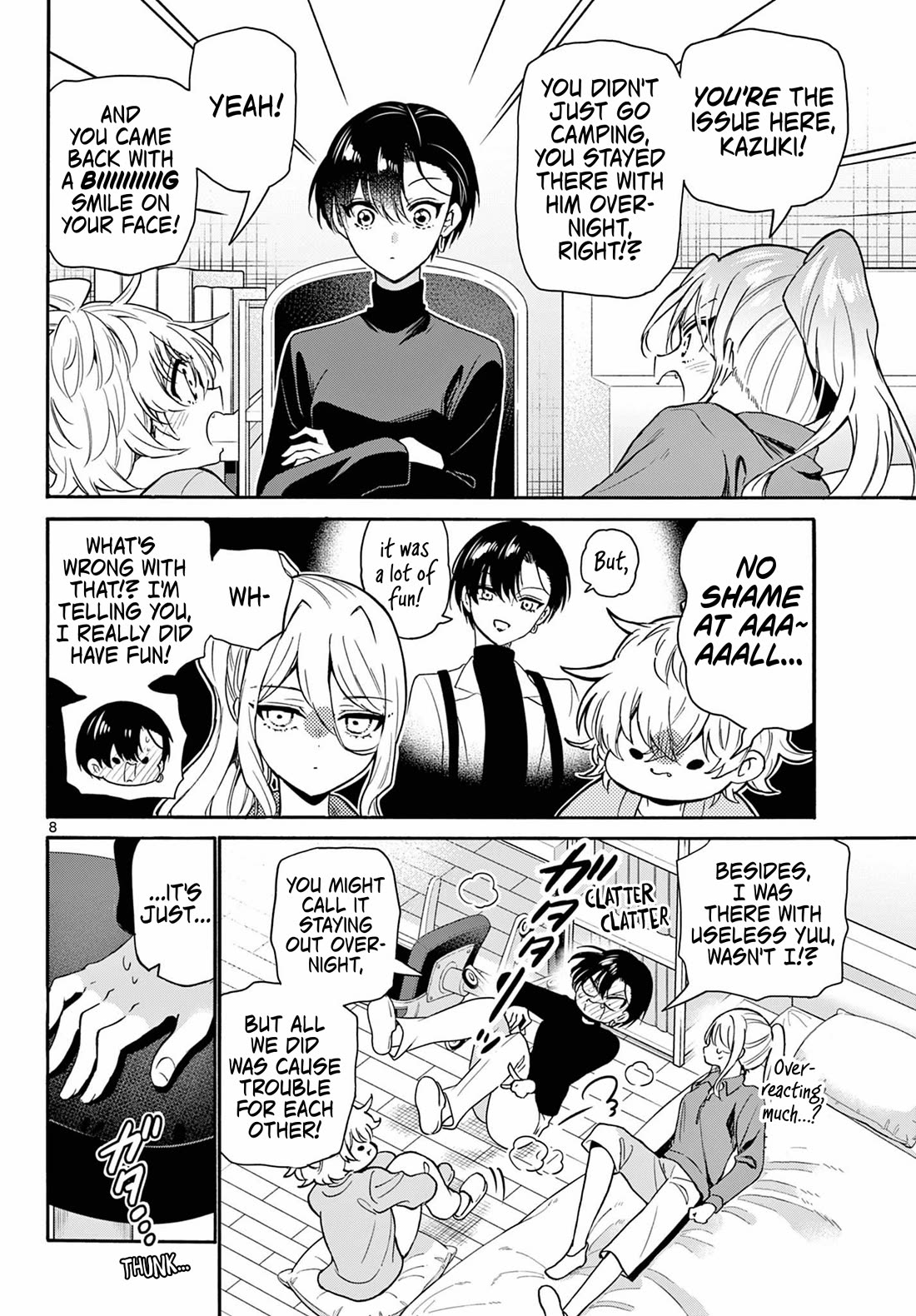 Mikadono Sanshimai wa Angai, Choroi Chapter 154 page 8 - Chapter 154: The sisters' conclusions.