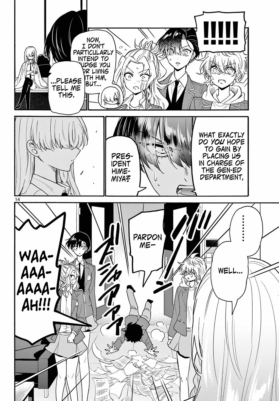 Mikadono Sanshimai wa Angai, Choroi Chapter 156 page 14 - Chapter 156: A goddess descends.