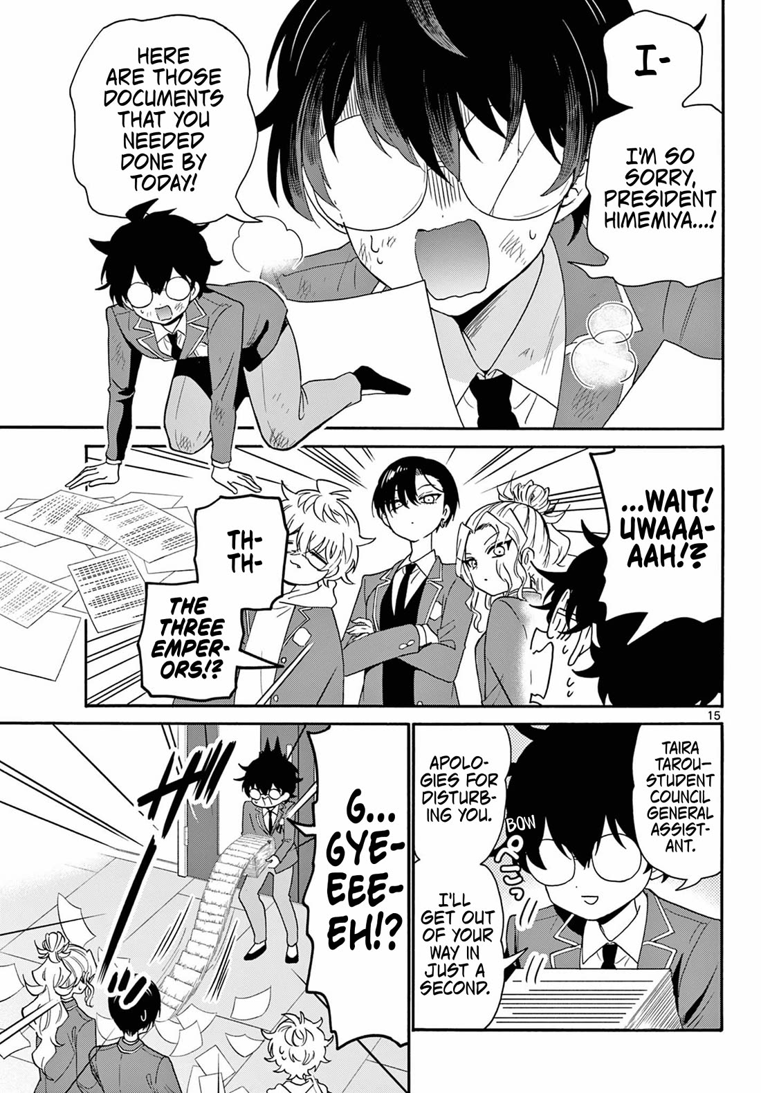 Mikadono Sanshimai wa Angai, Choroi Chapter 156 page 15 - Chapter 156: A goddess descends.
