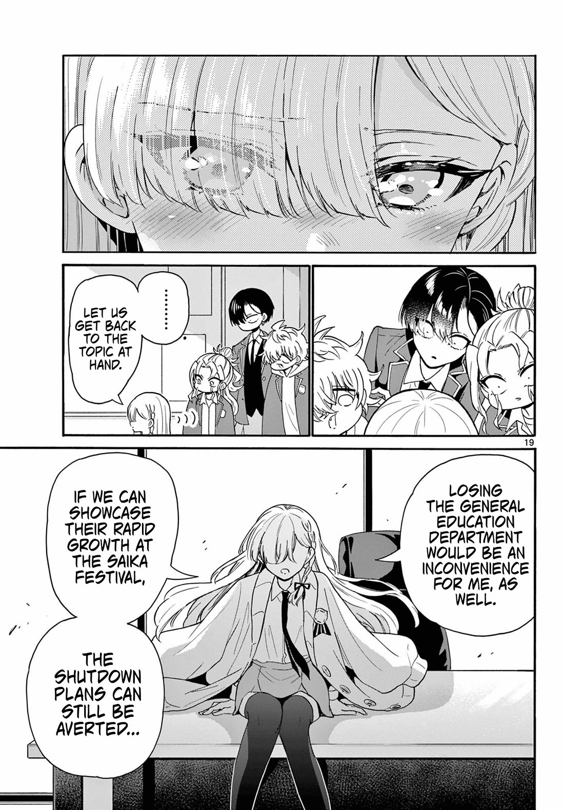 Mikadono Sanshimai wa Angai, Choroi Chapter 156 page 19 - Chapter 156: A goddess descends.