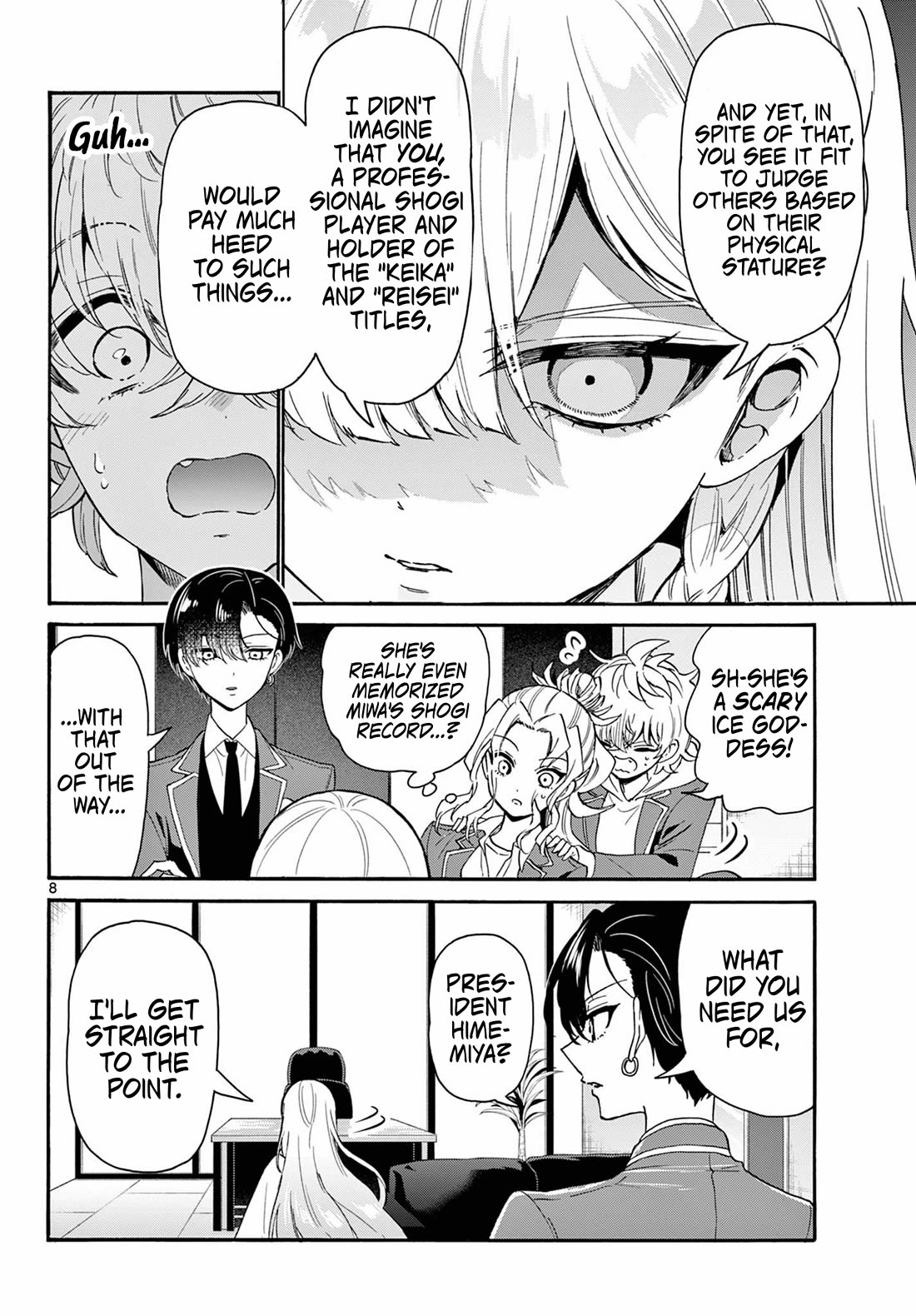 Mikadono Sanshimai wa Angai, Choroi Chapter 156 page 8 - Chapter 156: A goddess descends.