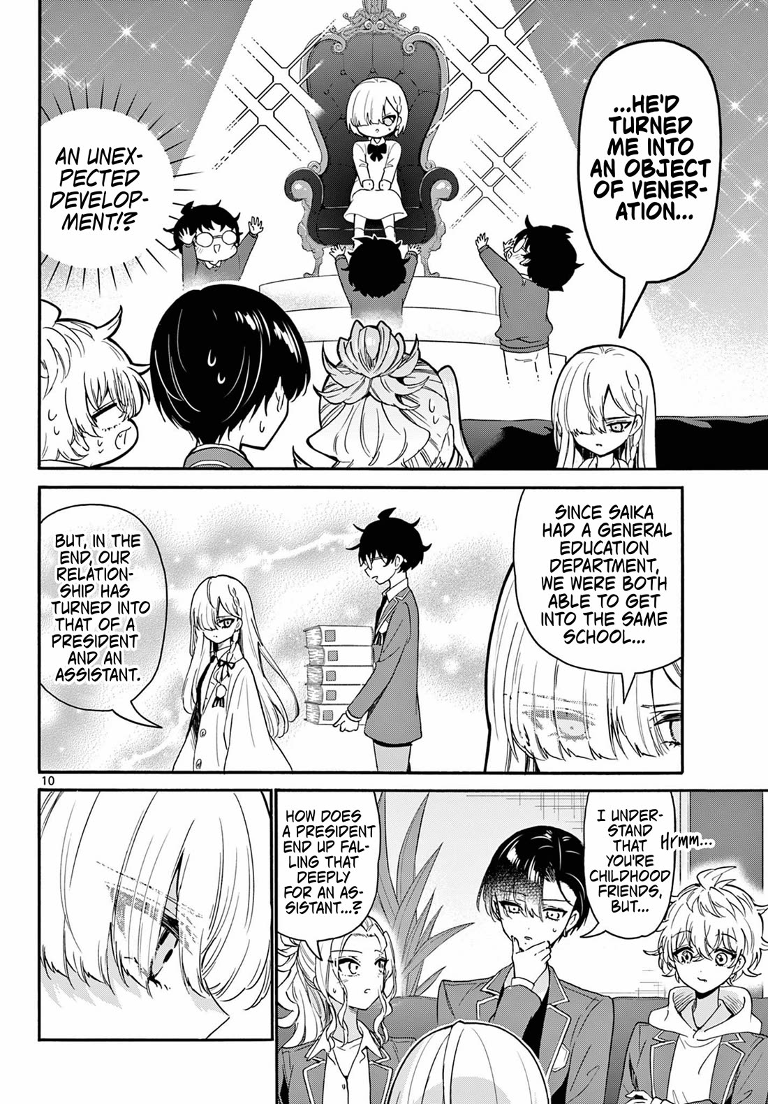 Mikadono Sanshimai wa Angai, Choroi Chapter 157 page 10 - Chapter 157: Geniuses, united in struggle.