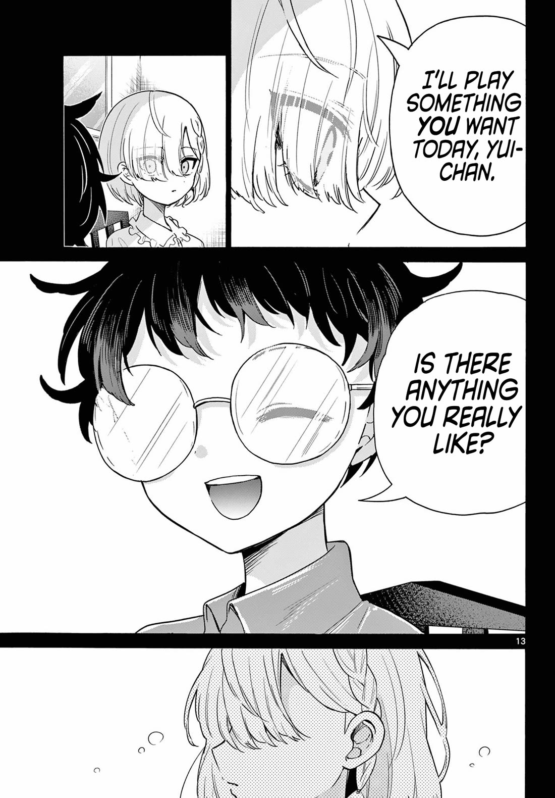 Mikadono Sanshimai wa Angai, Choroi Chapter 157 page 13 - Chapter 157: Geniuses, united in struggle.