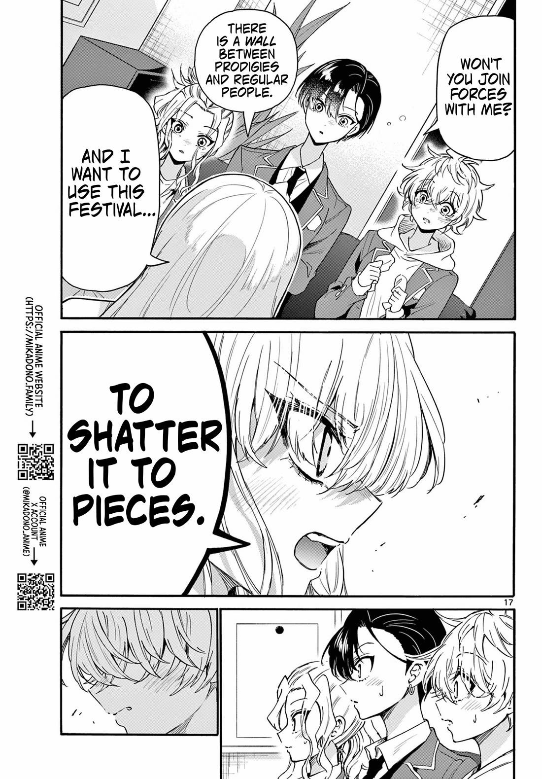 Mikadono Sanshimai wa Angai, Choroi Chapter 157 page 17 - Chapter 157: Geniuses, united in struggle.