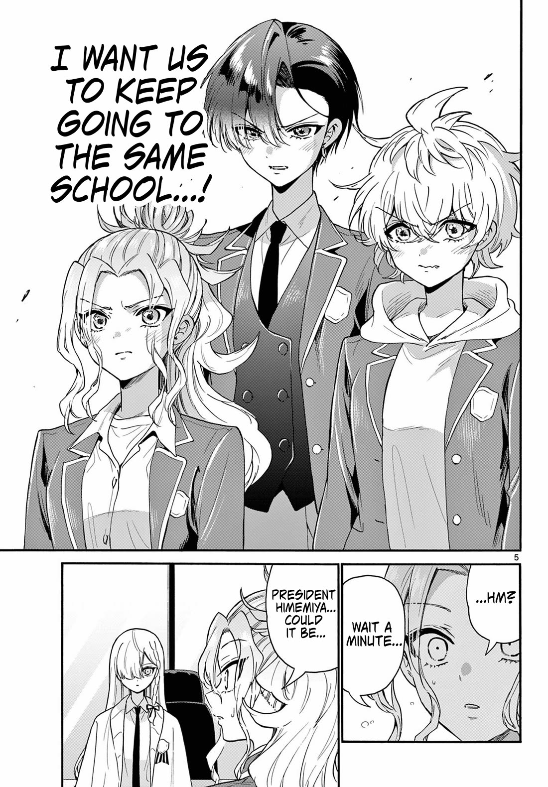 Mikadono Sanshimai wa Angai, Choroi Chapter 157 page 5 - Chapter 157: Geniuses, united in struggle.
