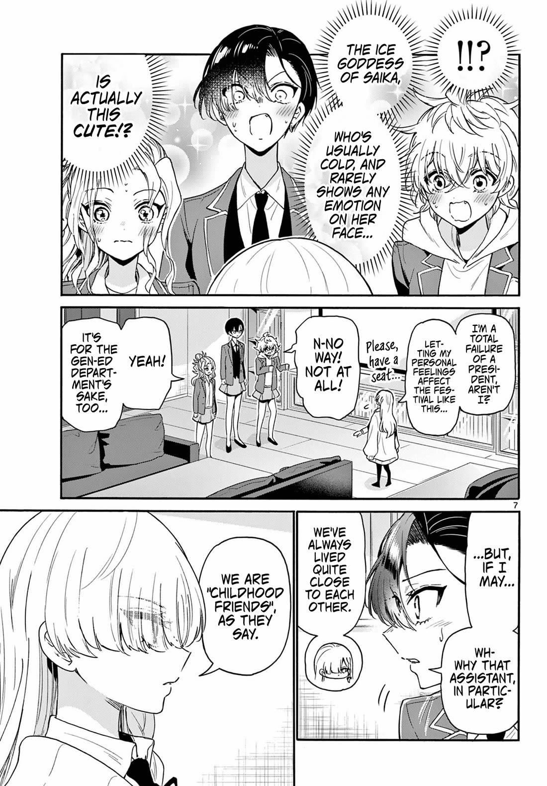 Mikadono Sanshimai wa Angai, Choroi Chapter 157 page 7 - Chapter 157: Geniuses, united in struggle.