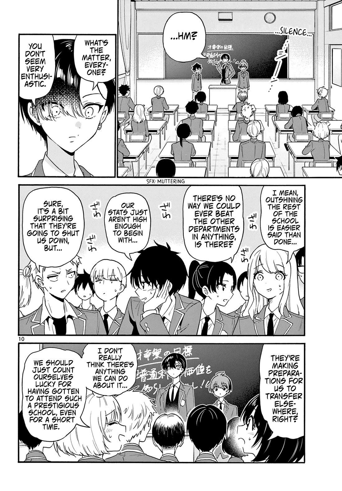 Mikadono Sanshimai wa Angai, Choroi Chapter 159 page 10 - Chapter 159: The reality of Gen-Ed department