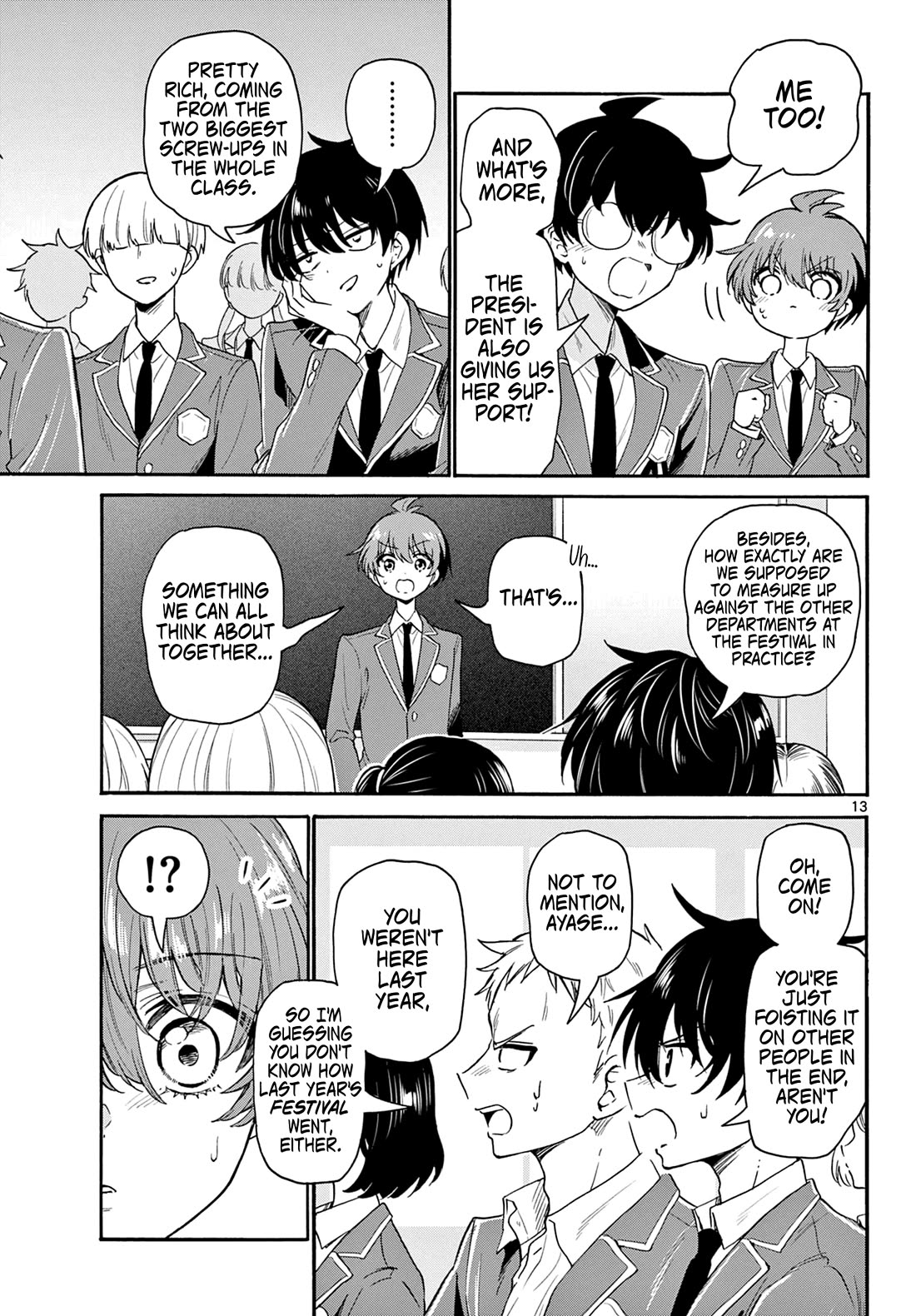 Mikadono Sanshimai wa Angai, Choroi Chapter 159 page 13 - Chapter 159: The reality of Gen-Ed department