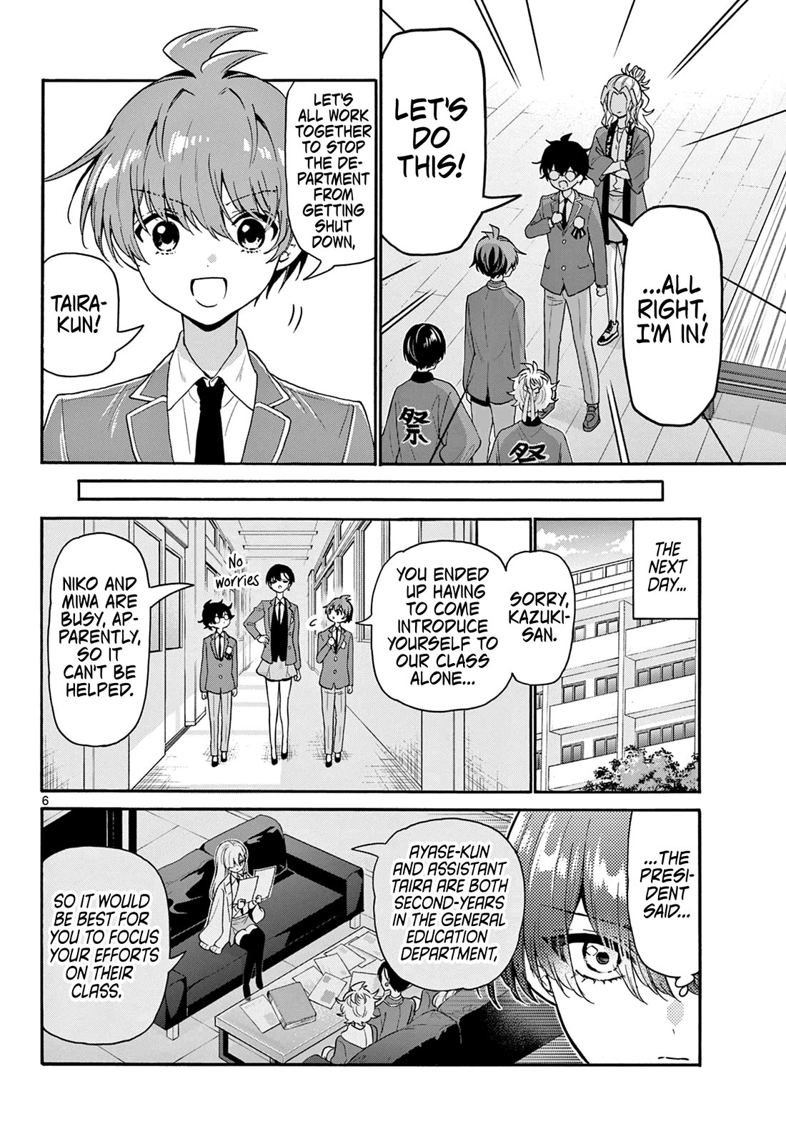 Mikadono Sanshimai wa Angai, Choroi Chapter 159 page 6 - Chapter 159: The reality of Gen-Ed department
