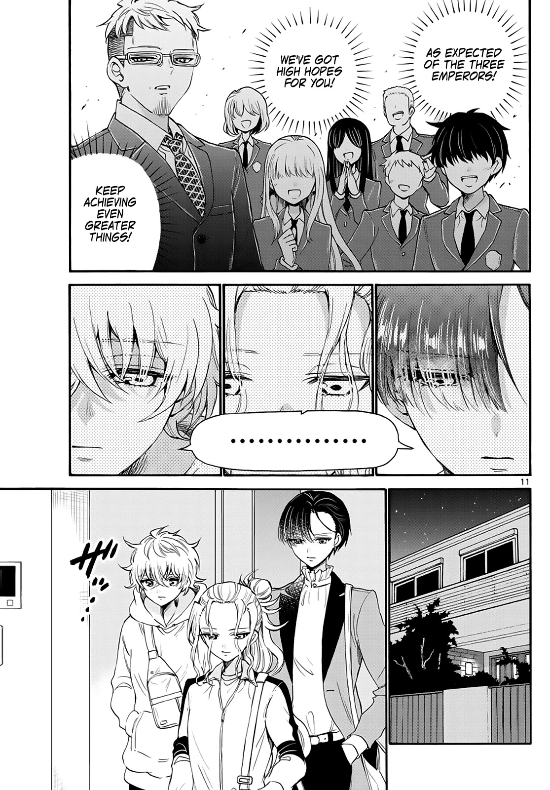 Mikadono Sanshimai wa Angai, Choroi Chapter 16 page 11 - Chapter 16: A momentary accident