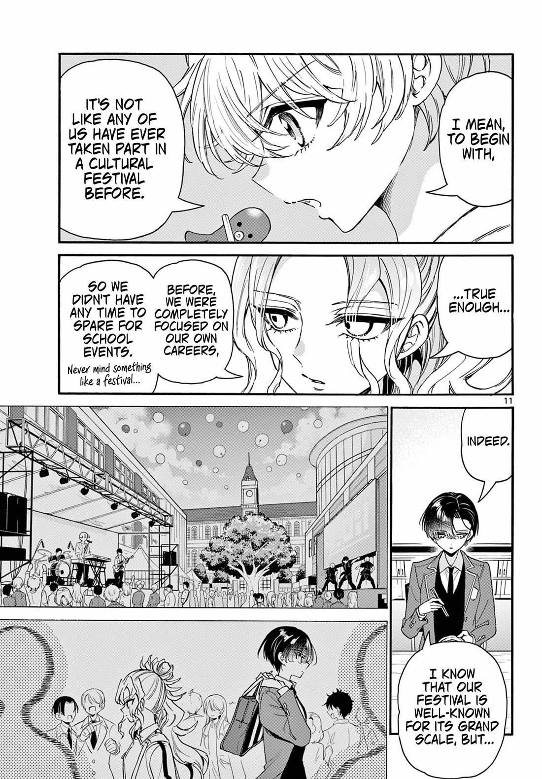 Mikadono Sanshimai wa Angai, Choroi Chapter 161 page 11 - Chapter 161: The President and the Assistant