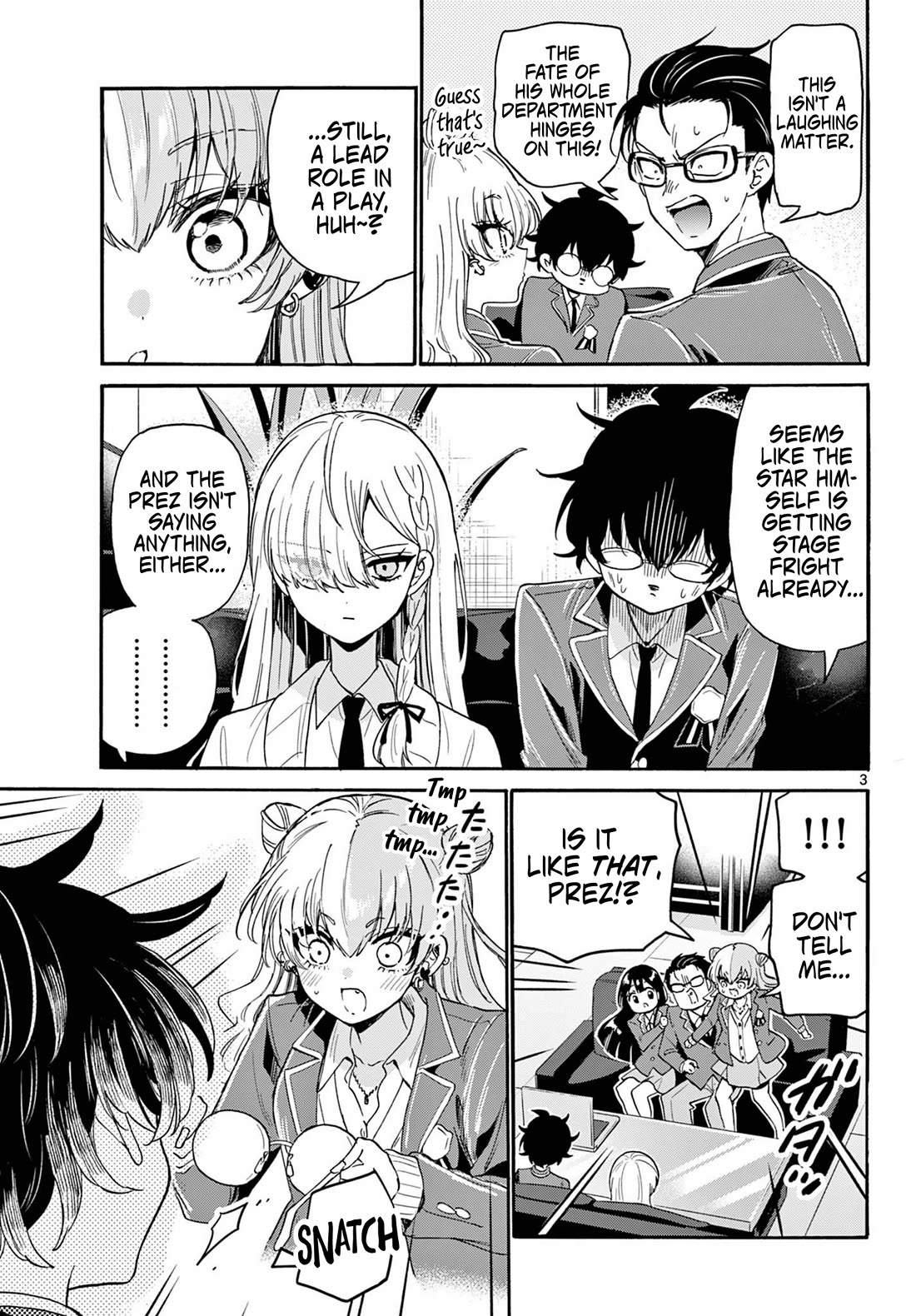 Mikadono Sanshimai wa Angai, Choroi Chapter 161 page 3 - Chapter 161: The President and the Assistant