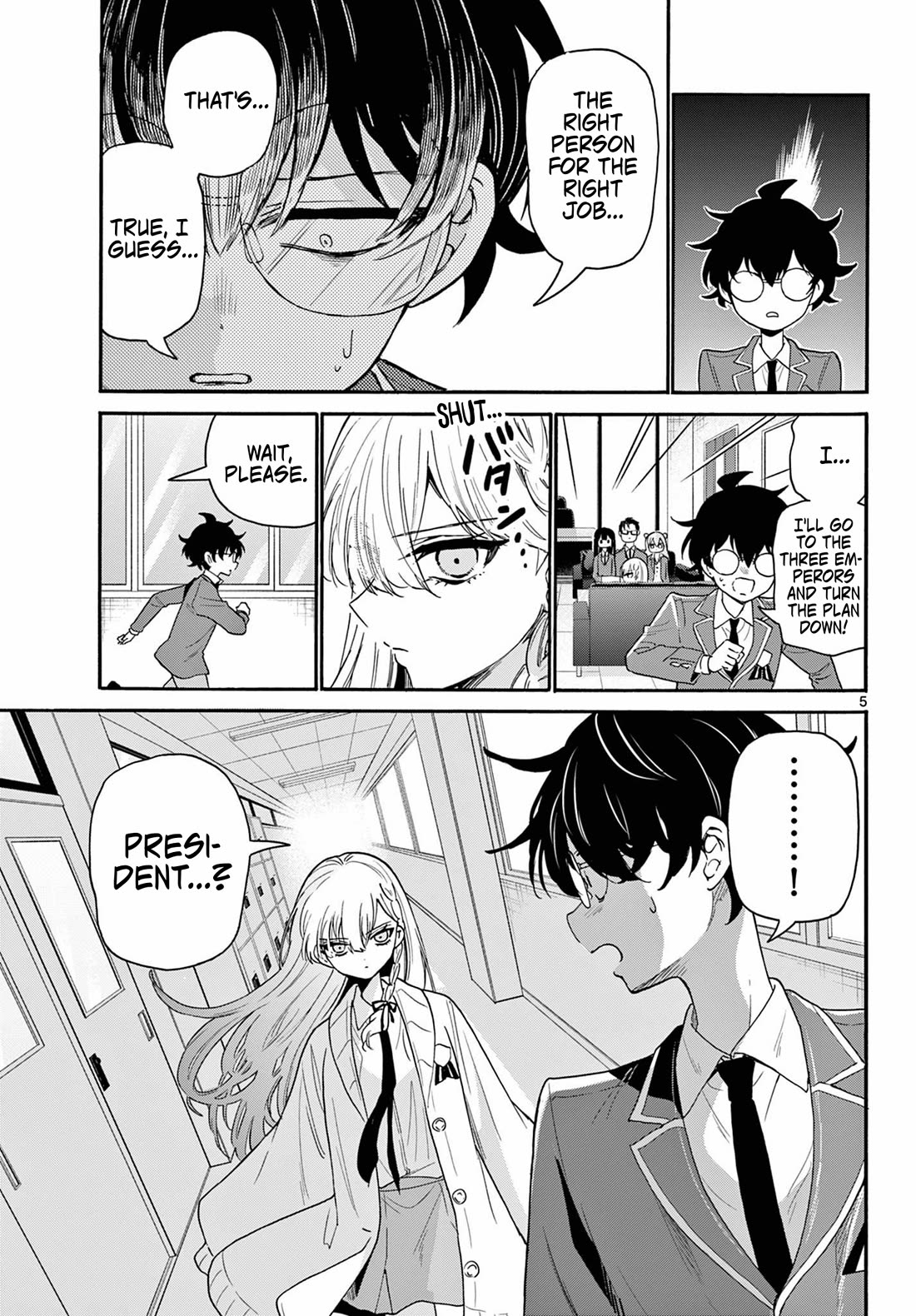 Mikadono Sanshimai wa Angai, Choroi Chapter 161 page 5 - Chapter 161: The President and the Assistant