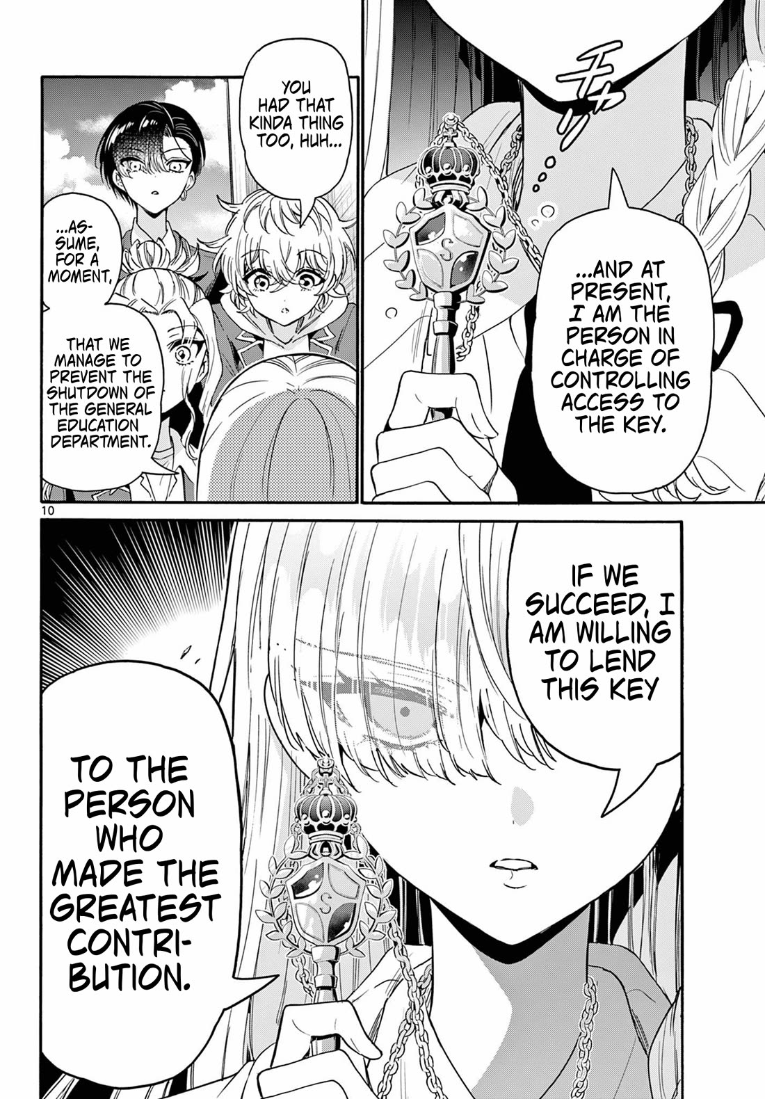 Mikadono Sanshimai wa Angai, Choroi Chapter 162 page 10 - Chapter 162: A kiss and a key