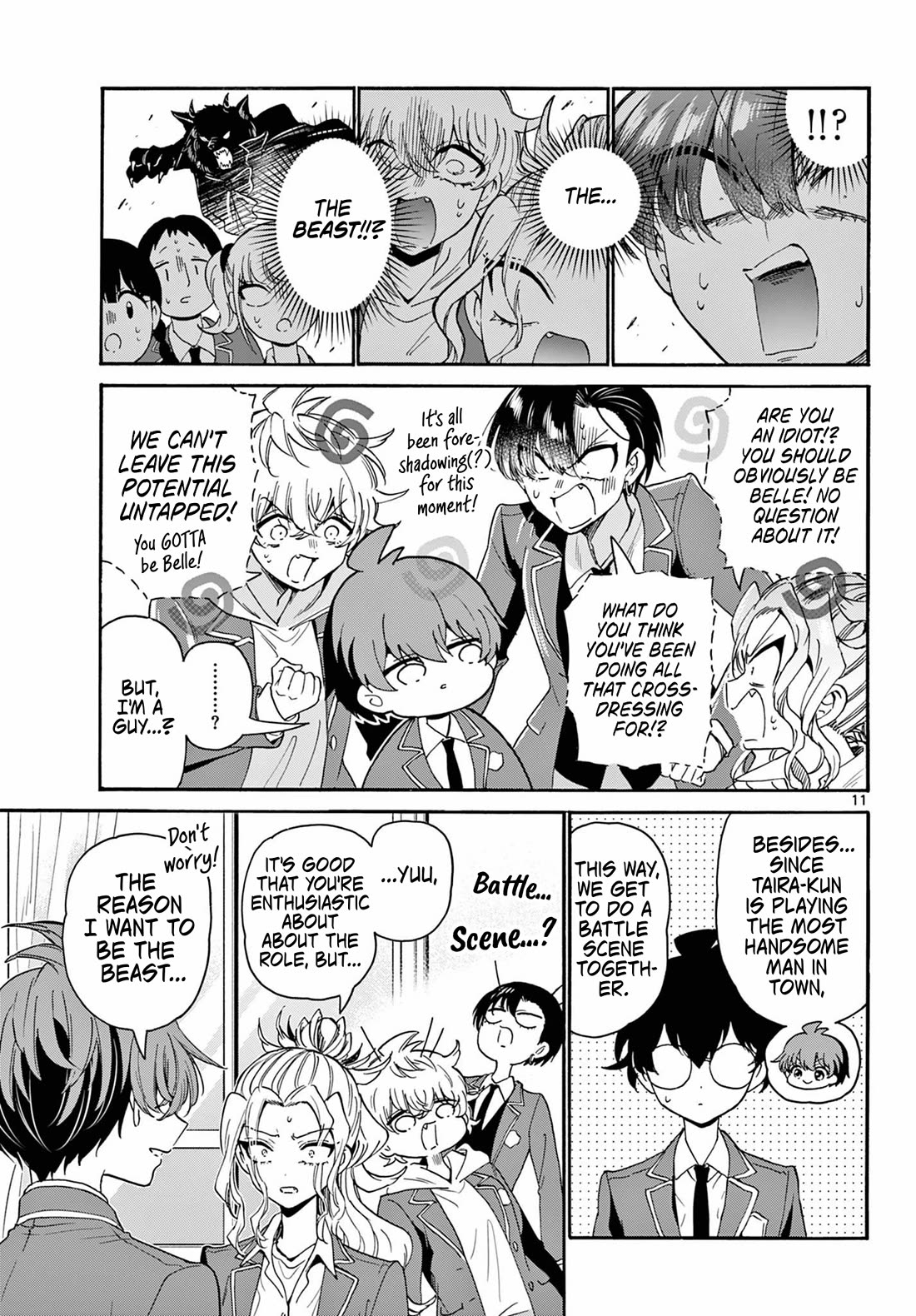 Mikadono Sanshimai wa Angai, Choroi Chapter 163 page 11 - Chapter 163: Miscast