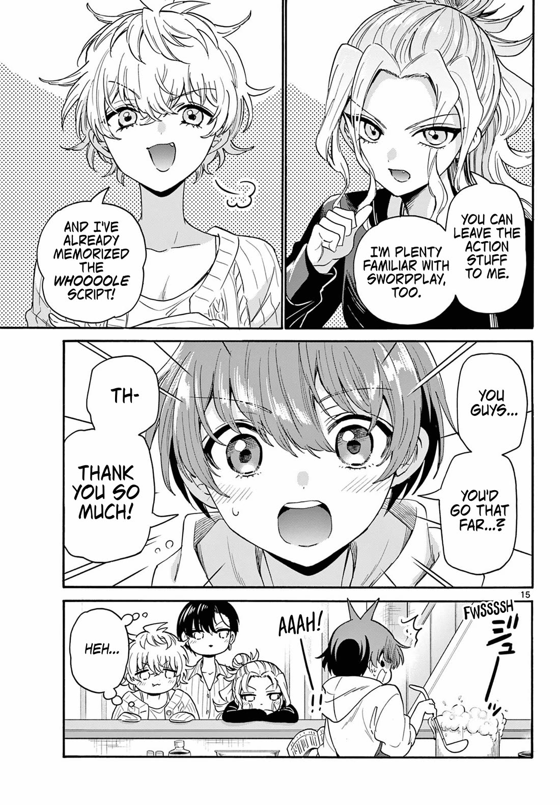 Mikadono Sanshimai wa Angai, Choroi Chapter 165 page 15 - Chapter 165: The body before the heart