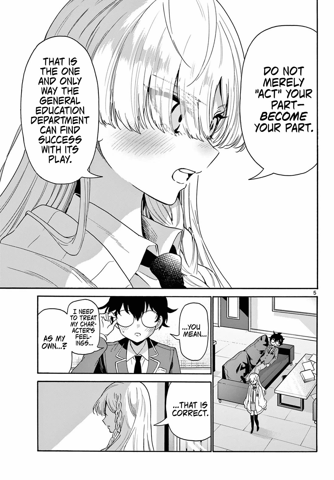 Mikadono Sanshimai wa Angai, Choroi Chapter 165 page 5 - Chapter 165: The body before the heart