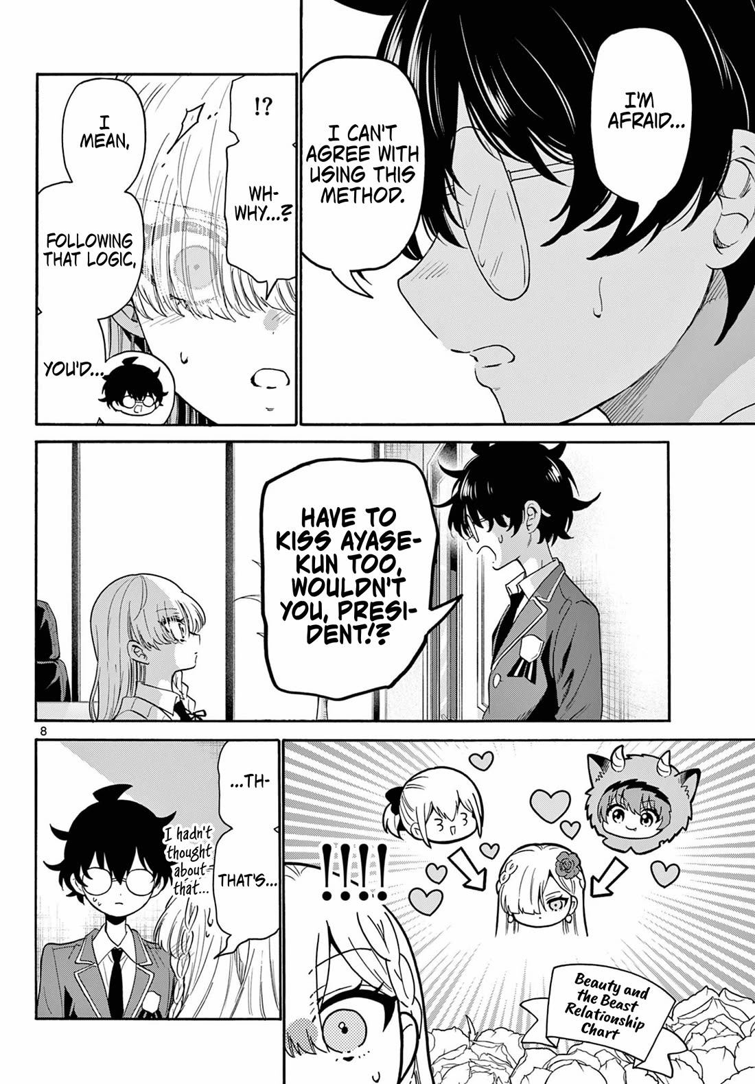 Mikadono Sanshimai wa Angai, Choroi Chapter 165 page 8 - Chapter 165: The body before the heart
