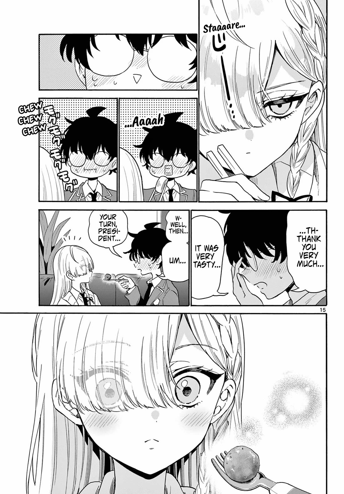 Mikadono Sanshimai wa Angai, Choroi Chapter 168 page 15 - Chapter 168: With all my heart
