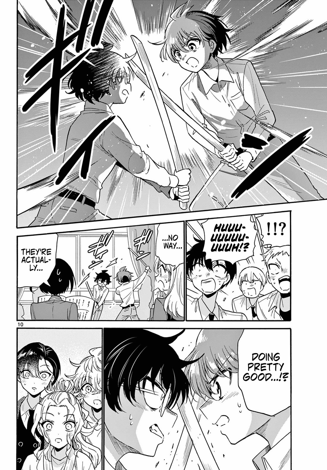 Mikadono Sanshimai wa Angai, Choroi Chapter 171 page 10 - Chapter 171: The results of special training
