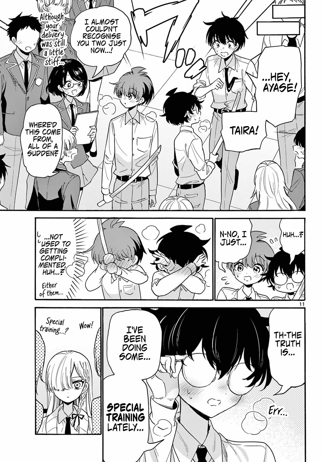 Mikadono Sanshimai wa Angai, Choroi Chapter 171 page 11 - Chapter 171: The results of special training
