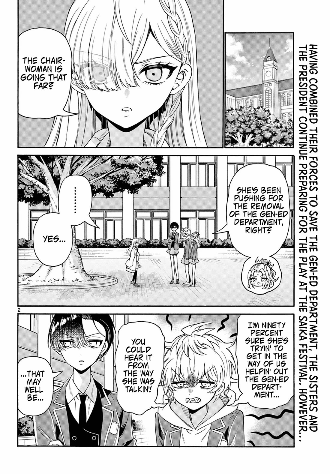 Mikadono Sanshimai wa Angai, Choroi Chapter 171 page 2 - Chapter 171: The results of special training