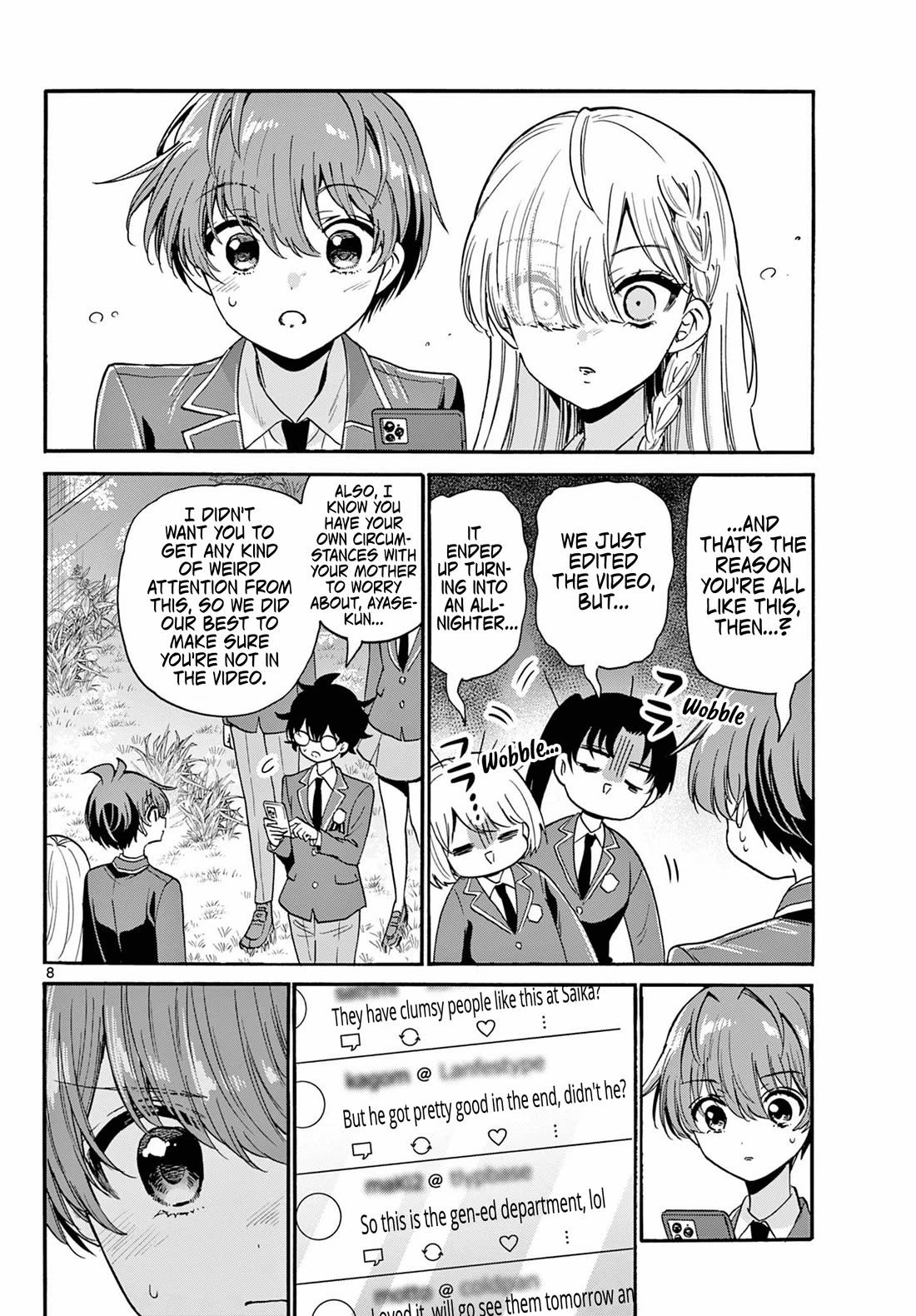 Mikadono Sanshimai wa Angai, Choroi Chapter 174 page 8 - Chapter 174: The weapons of a failure