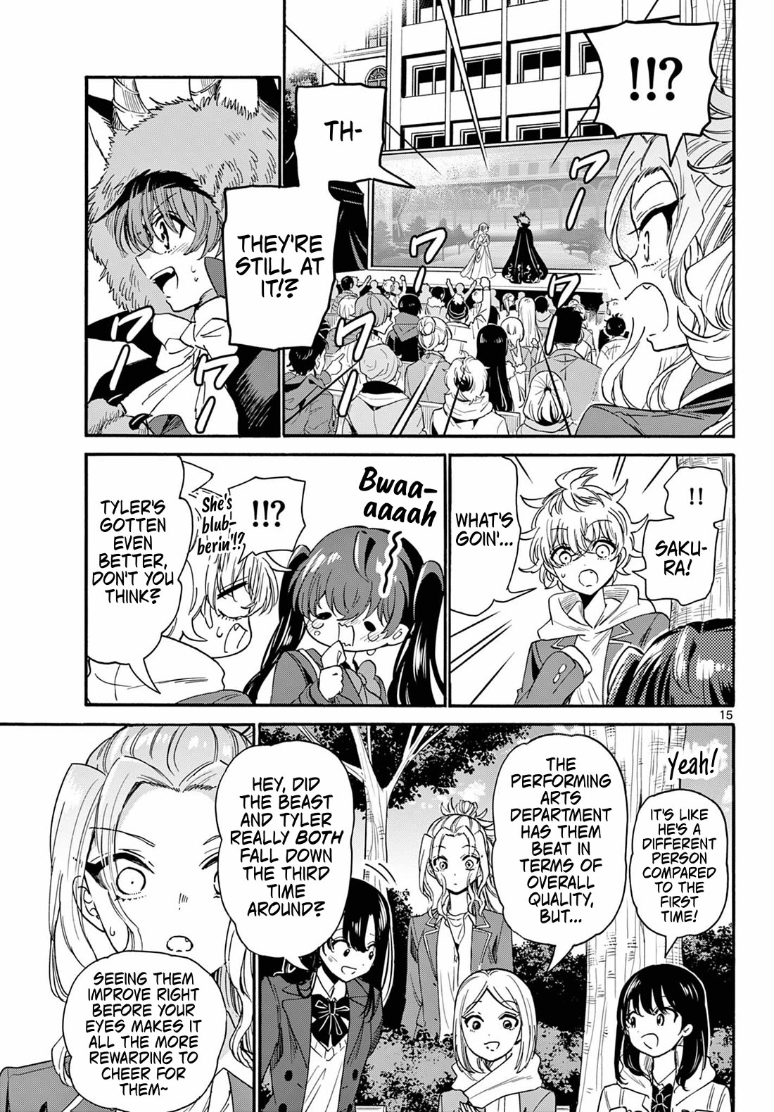 Mikadono Sanshimai wa Angai, Choroi Chapter 175 page 15 - Chapter 175: Support and growth