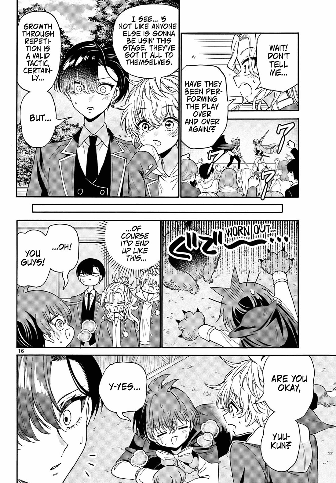 Mikadono Sanshimai wa Angai, Choroi Chapter 175 page 16 - Chapter 175: Support and growth