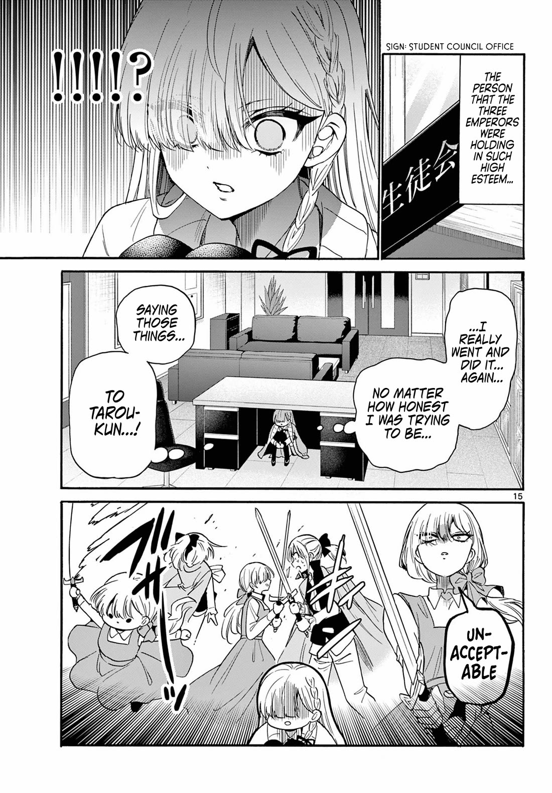 Mikadono Sanshimai wa Angai, Choroi Chapter 178 page 15 - Chapter 178: Their first school festival