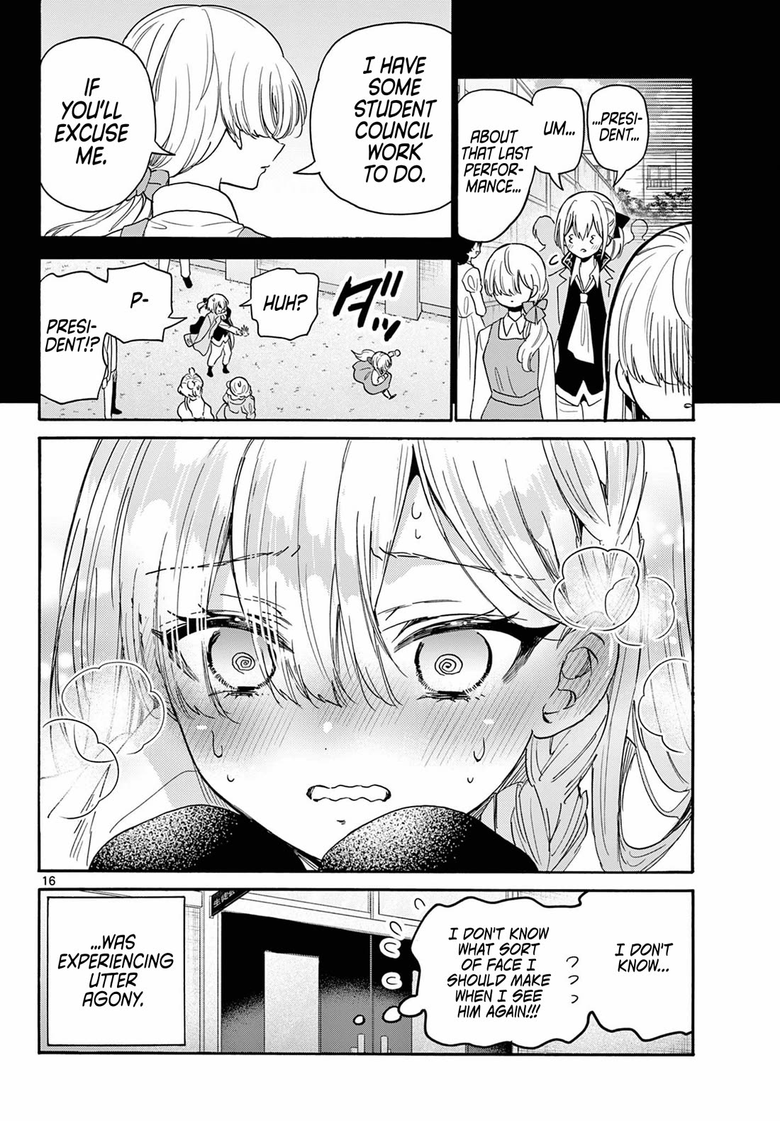 Mikadono Sanshimai wa Angai, Choroi Chapter 178 page 16 - Chapter 178: Their first school festival