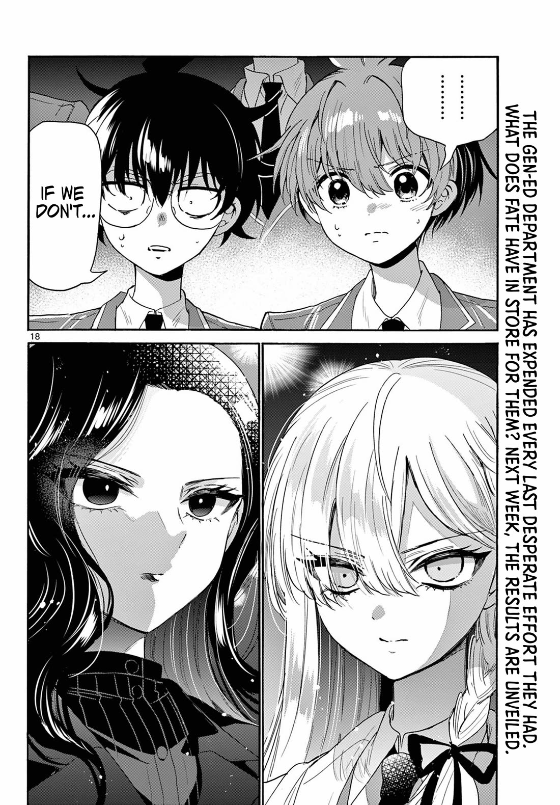 Mikadono Sanshimai wa Angai, Choroi Chapter 178 page 18 - Chapter 178: Their first school festival
