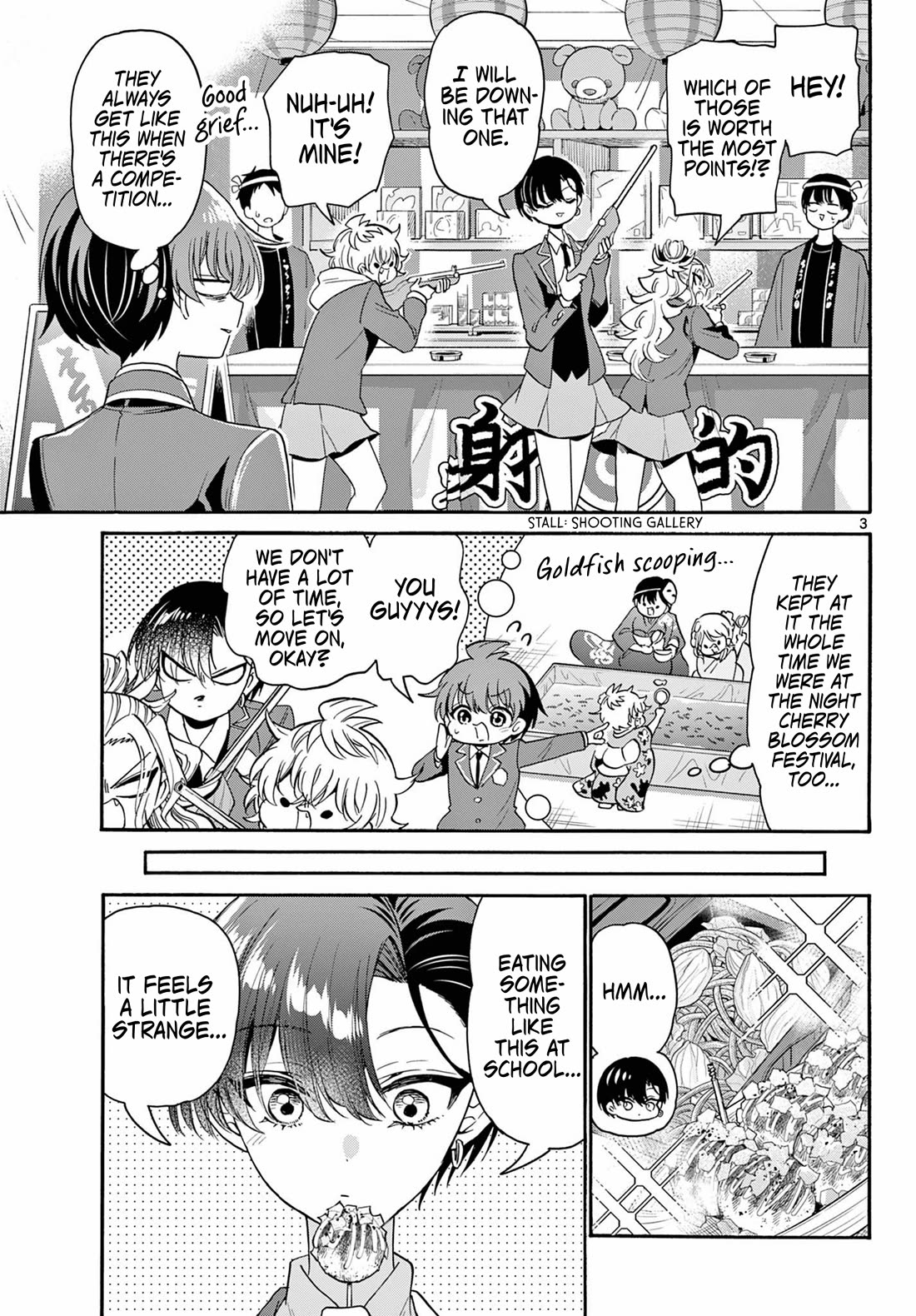 Mikadono Sanshimai wa Angai, Choroi Chapter 178 page 3 - Chapter 178: Their first school festival