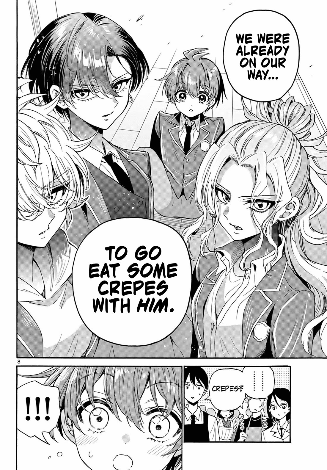 Mikadono Sanshimai wa Angai, Choroi Chapter 178 page 8 - Chapter 178: Their first school festival