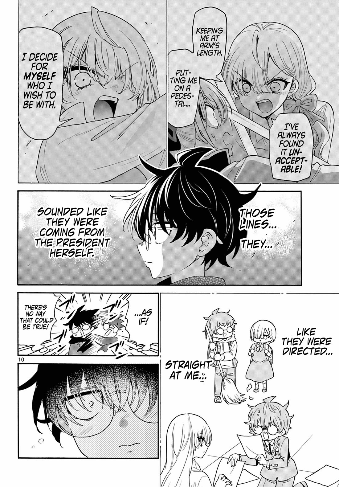 Mikadono Sanshimai wa Angai, Choroi Chapter 180 page 10 - Chapter 180: Who shall go to the balcony?