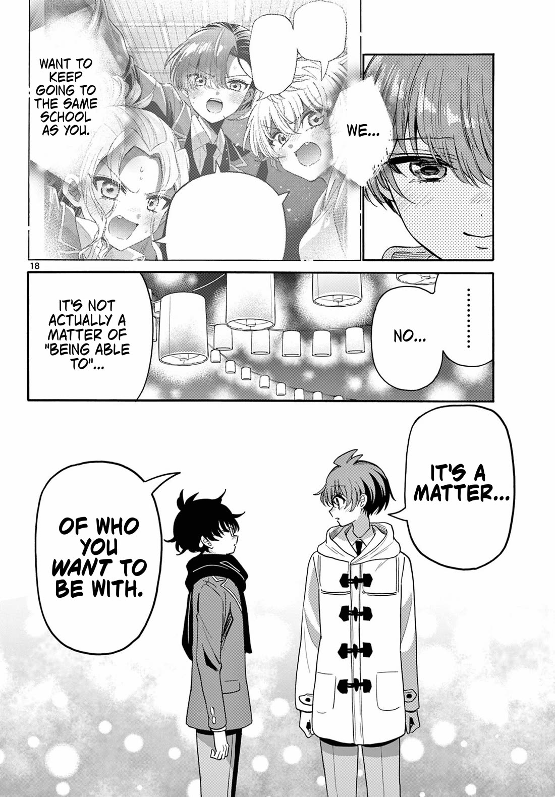 Mikadono Sanshimai wa Angai, Choroi Chapter 180 page 18 - Chapter 180: Who shall go to the balcony?