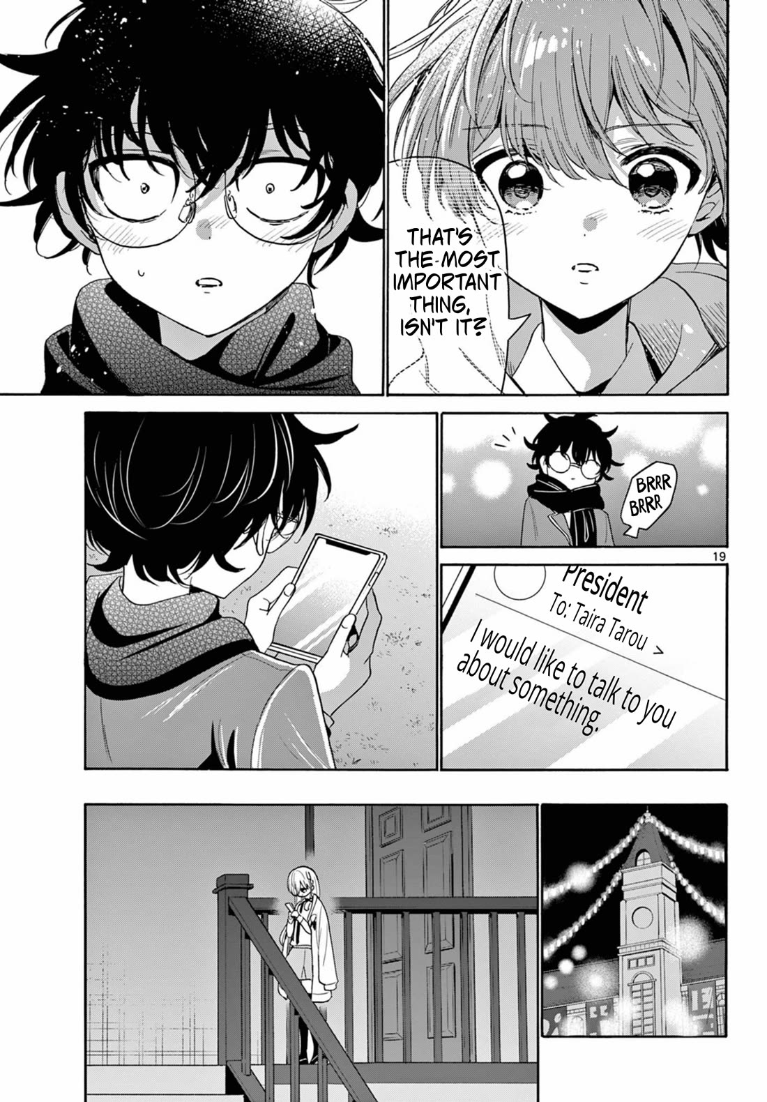 Mikadono Sanshimai wa Angai, Choroi Chapter 180 page 19 - Chapter 180: Who shall go to the balcony?