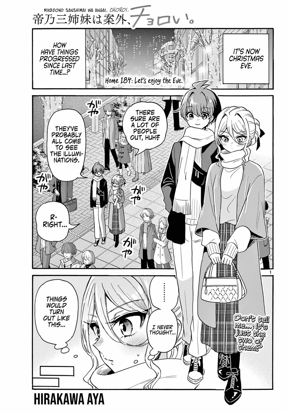 Mikadono Sanshimai wa Angai, Choroi Chapter 184 page 1 - Chapter 184