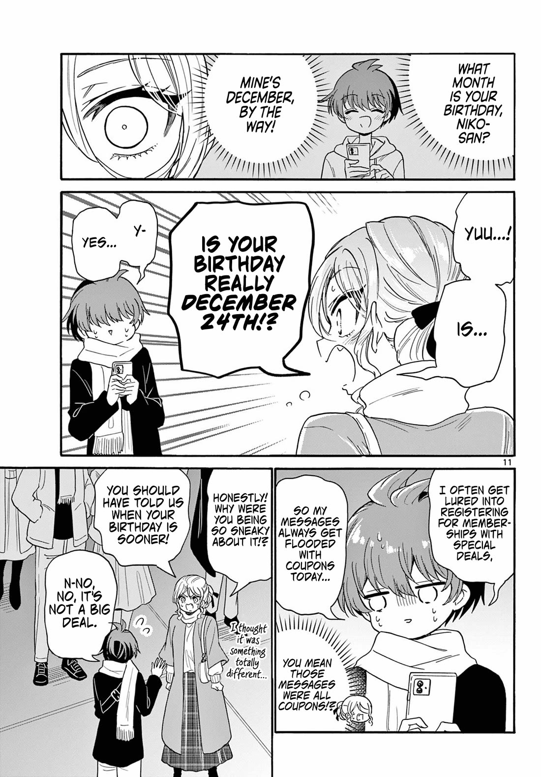 Mikadono Sanshimai wa Angai, Choroi Chapter 184 page 11 - Chapter 184