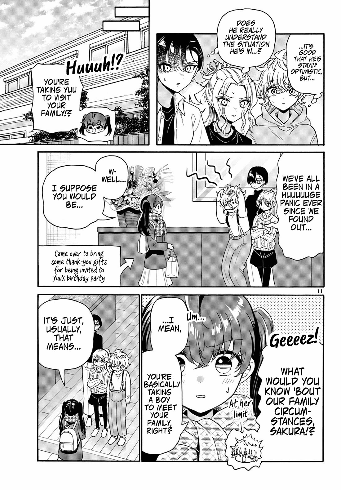 Mikadono Sanshimai wa Angai, Choroi Chapter 185 page 11 - Chapter 185
