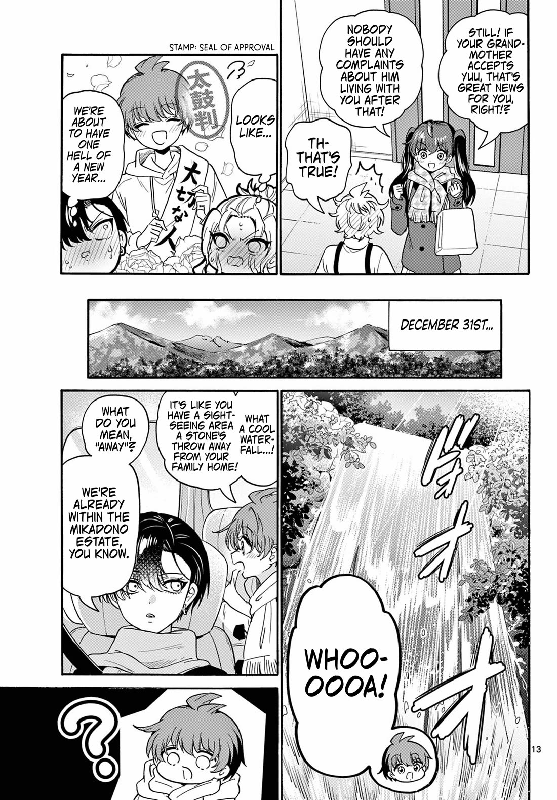 Mikadono Sanshimai wa Angai, Choroi Chapter 185 page 13 - Chapter 185