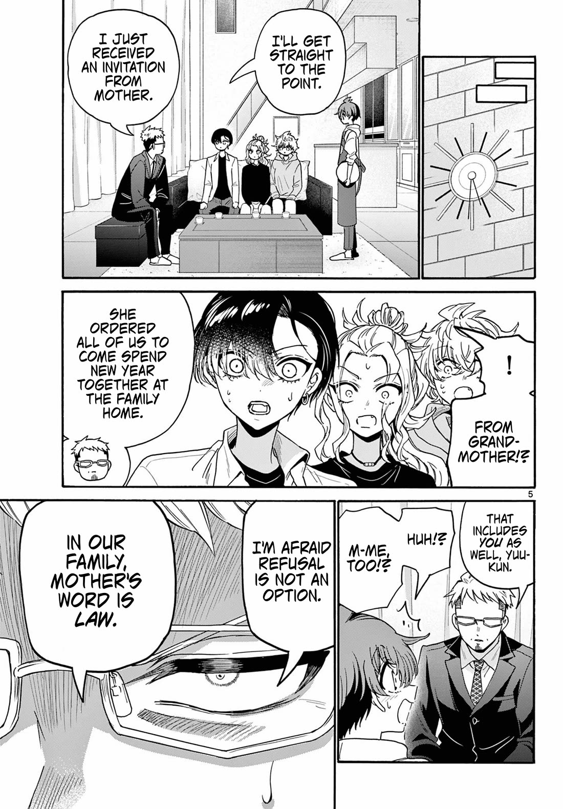Mikadono Sanshimai wa Angai, Choroi Chapter 185 page 5 - Chapter 185