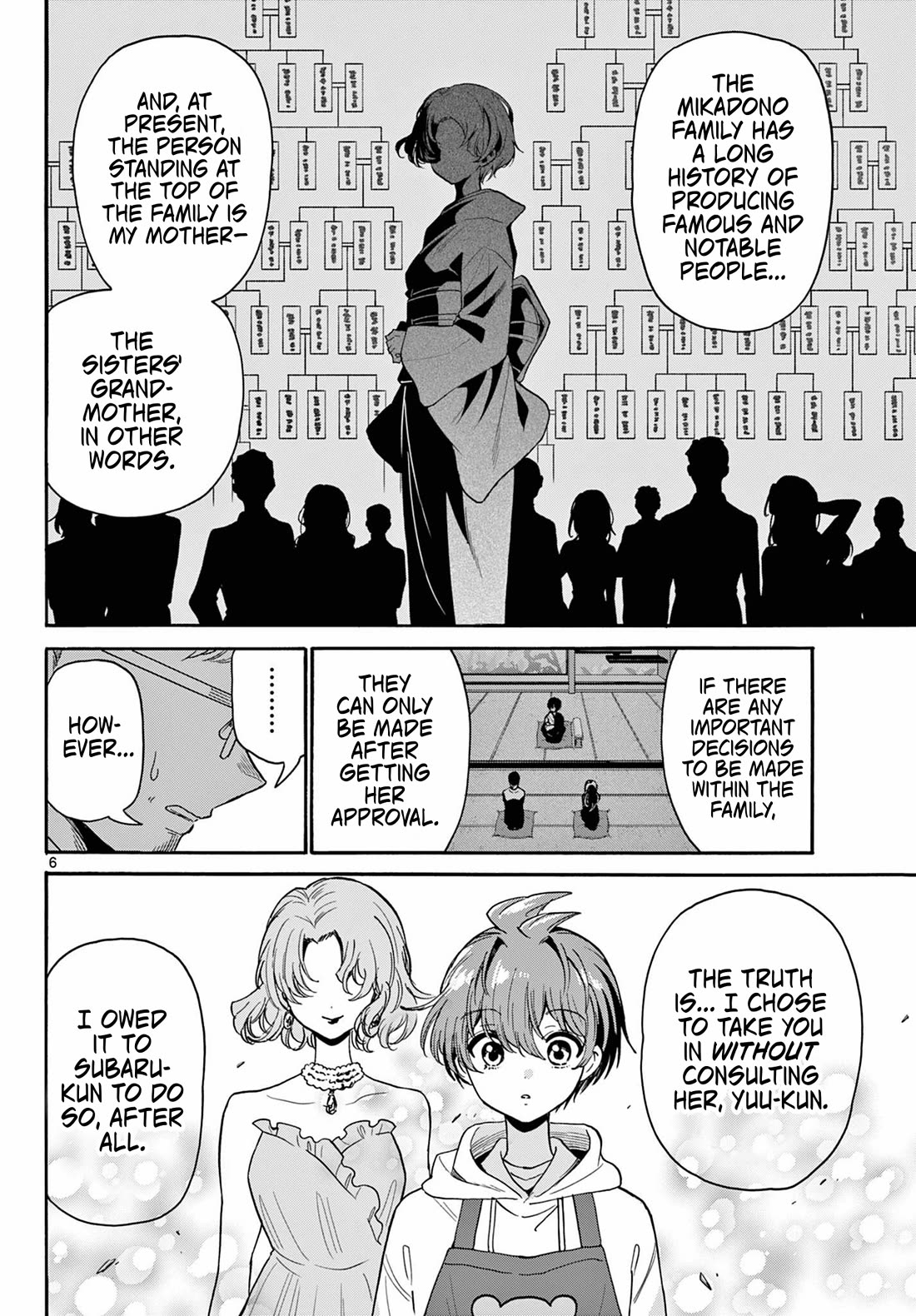 Mikadono Sanshimai wa Angai, Choroi Chapter 185 page 6 - Chapter 185