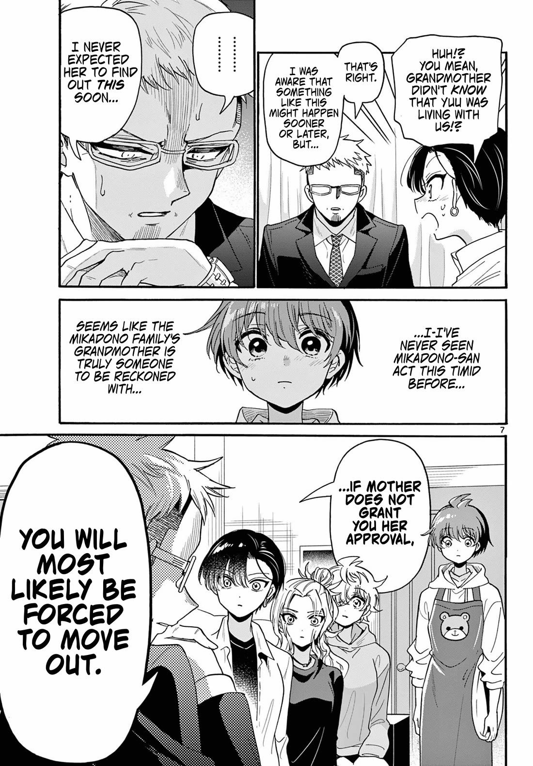 Mikadono Sanshimai wa Angai, Choroi Chapter 185 page 7 - Chapter 185