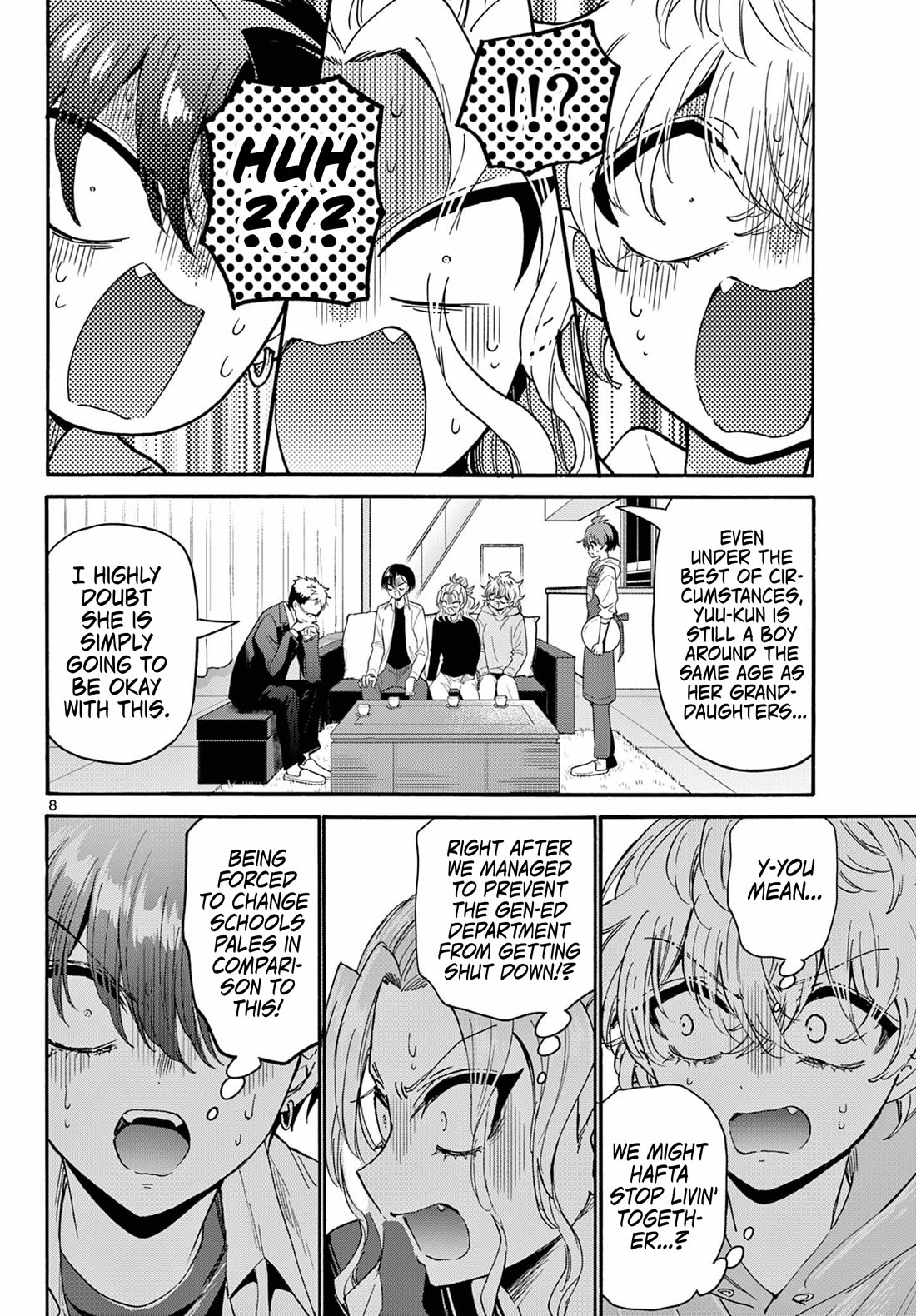 Mikadono Sanshimai wa Angai, Choroi Chapter 185 page 8 - Chapter 185