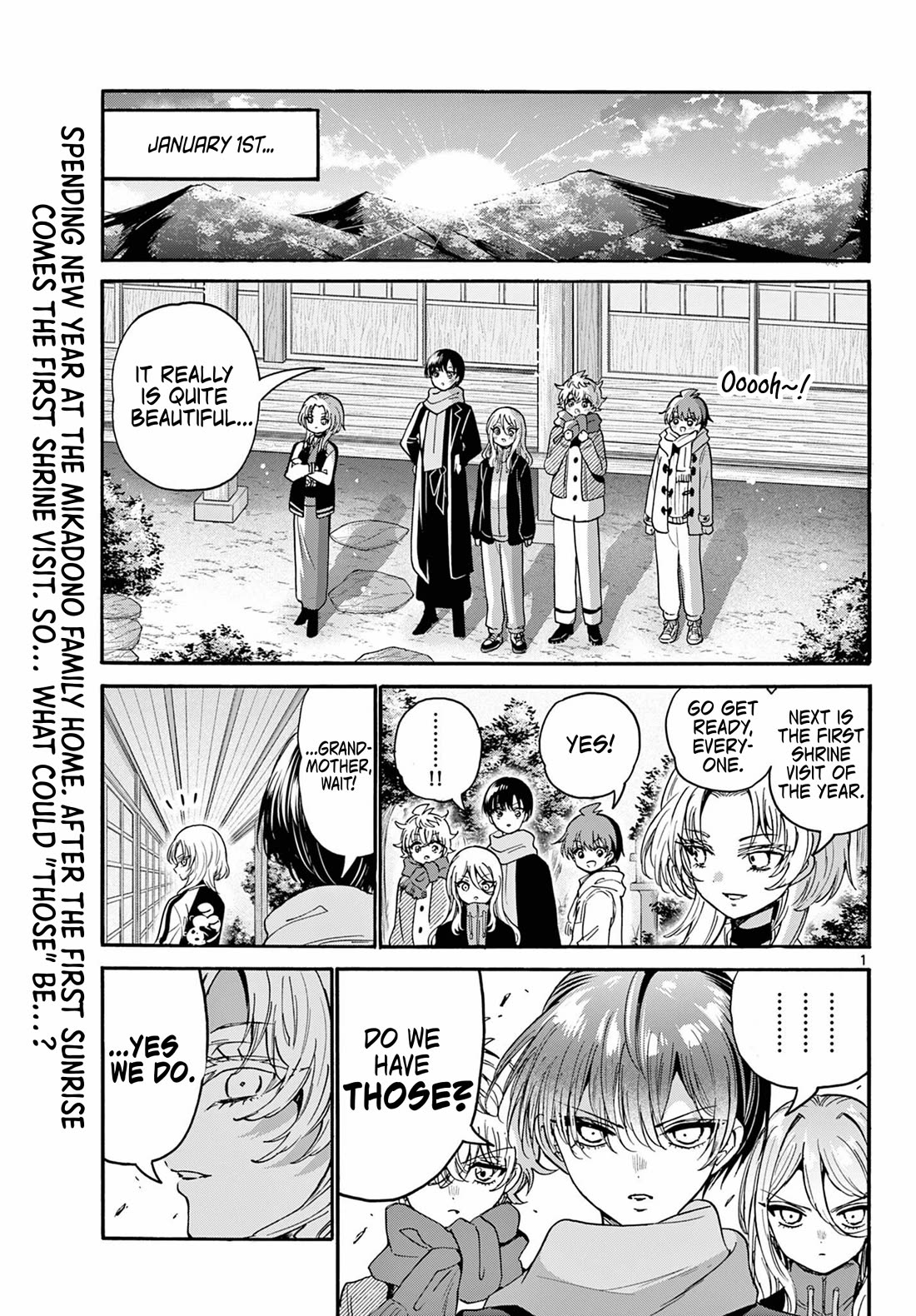 Mikadono Sanshimai wa Angai, Choroi Chapter 189 page 1 - Chapter 189