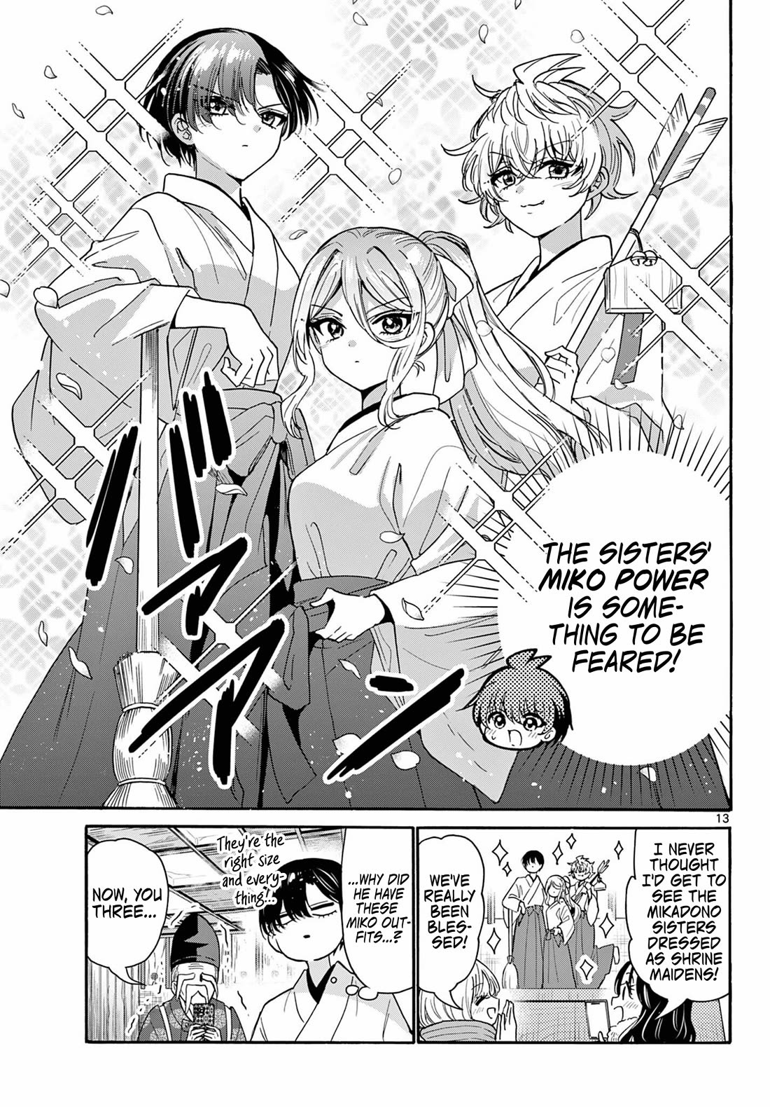 Mikadono Sanshimai wa Angai, Choroi Chapter 189 page 13 - Chapter 189